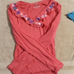 Lot of 5 size 10 girls shirts by Justice